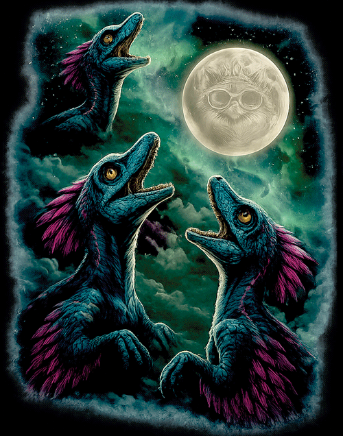 Three Mongo Moon T-Shirt (image for) Three Mongo Moon T-Shirt