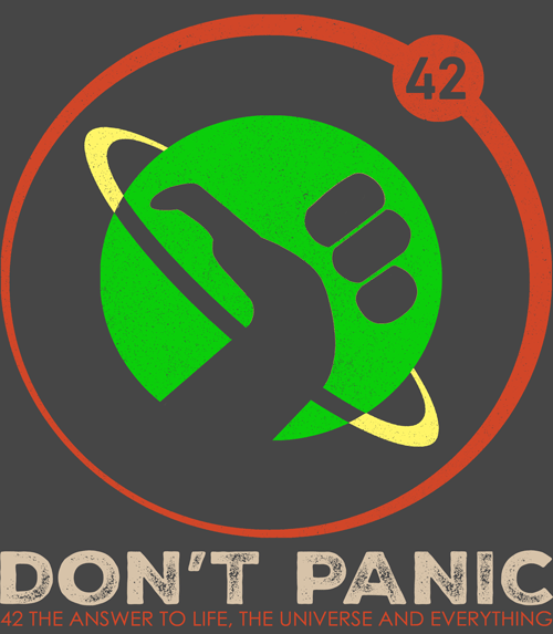 Don't Panic T-Shirt (image for) Don't Panic T-Shirt