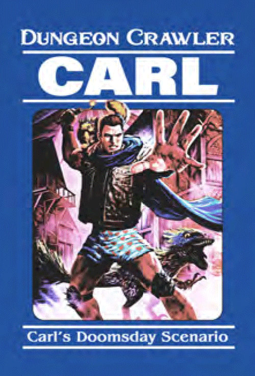 Dungeon Crawler Carl Butcher's Doomsday Scenario Cover T-shirt (image for) Dungeon Crawler Carl Butcher's Doomsday Scenario Cover T-shirt