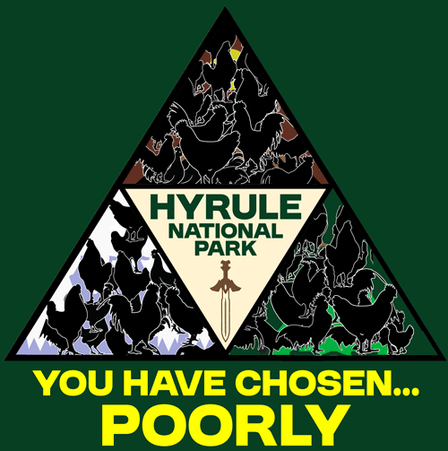 Hyrule Chosen Poorly T-Shirt (image for) Hyrule Chosen Poorly T-Shirt