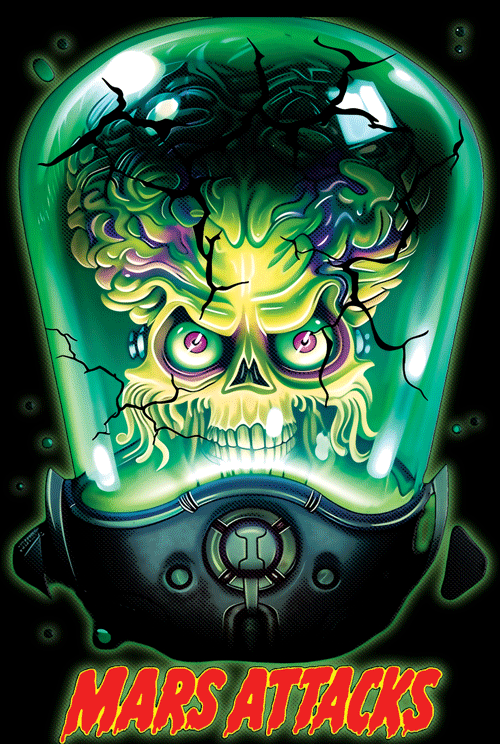 Mars Attacks Poster T-Shirt (image for) Mars Attacks Poster T-Shirt