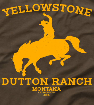 Yellowstone Bucking Bronco T-Shirt (image for) Yellowstone Bucking Bronco T-Shirt